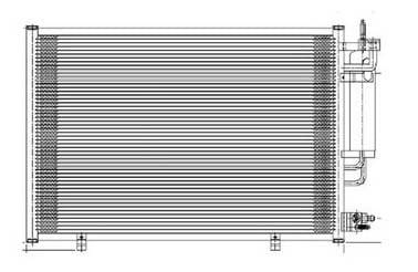 New A/C Condenser Compatible With 2011-2013 Ford Fiesta 1.6L L4 Fo3030228 Be8z 19712 Be8z-19712-A thumbnail 5