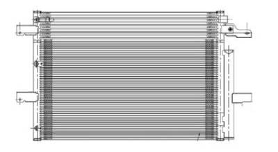 New A/C Condenser Compatible With 2011-2015 Ford Edge Lincoln Mkx 3.5L 3.7L V6 Fo3030231 Bt4z-19708B thumbnail 6