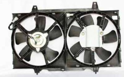 New Dual Radiator Condenser Fan Assembly Compatible With 1998-2001 Nissan Altima Automatic Trans thumbnail 5