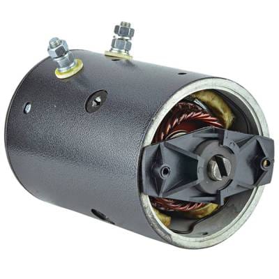 12V Snow Plow Motor Compatible With Fisher Western Snow Plows Cw Insulated Ground 4 Field Coils thumbnail 2