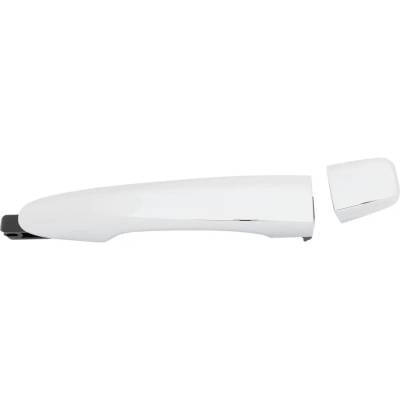 Front Driver Side Exterior Door Handle Compatible With 2014-2020 Nissan Rogue Chrome With Key Hole thumbnail 2