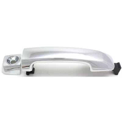 Front Driver Side Exterior Door Handle Compatible With 2007-2021 Toyota Tundra Toyota Sequoia Chrome thumbnail 2