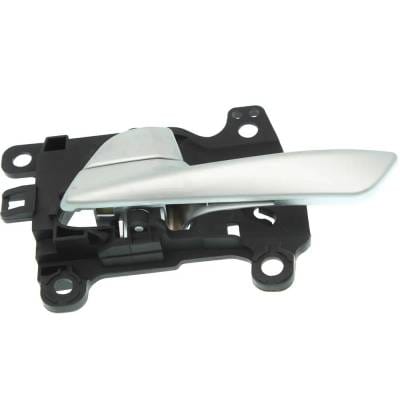 Front Driver Side Interior Door Handle Compatible With 2016-2018 Hyundai Tucson Silver With Lock thumbnail 2