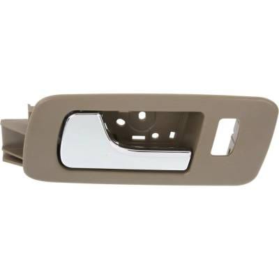 Front Driver Side Interior Door Handle Compatible With 2005-2011 Cadillac Sts Beige Bezel Chrome thumbnail 2