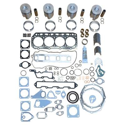 Overhaul Rebuild Kit 0.25Mm Oversize Compatible With Yanmar 4Tnv88c 4-Cylinder Diesel Excavator thumbnail 2
