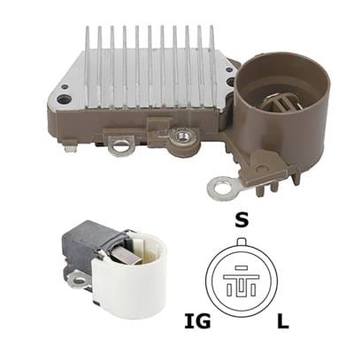 New 12 Volt Regulator Kit Fits Toyota Lift Truck 6Fg-10 6Fg-14 94-07 126000-0980 thumbnail 6