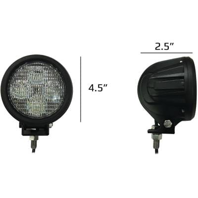 New 4 1/2" Led Fender Light Compatible With John Deere 4240 4440 4320-72 8450 5400 8630 2940 7020 thumbnail 3