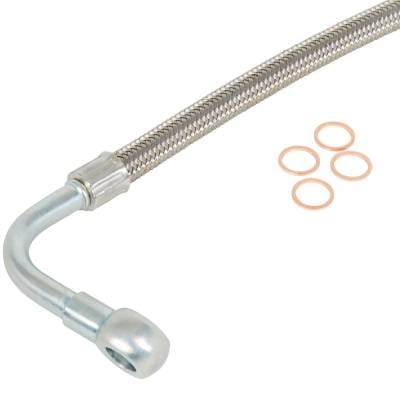 Turbo Oil Line Compatible With Chevrolet Silverado 2500 Hd Base 6.6L V8 2005 Silverado 2500 Hd Ls thumbnail 2
