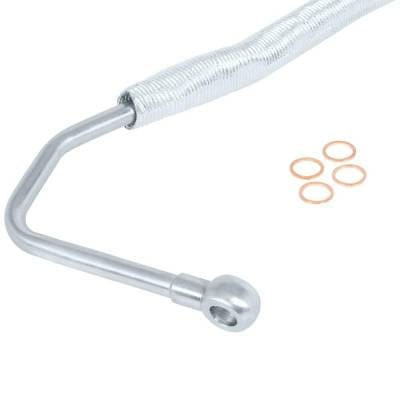 New Turbo Oil Line Compatible With Chevrolet Express 2500 Base 6.6L V8 2006-2010 Express 3500 Base thumbnail 2