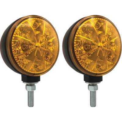 New 4 1/8" Led Warning Light Compatible With Allis Chalmers John Deere 299 4040 3300 740 4230 1520 thumbnail 2