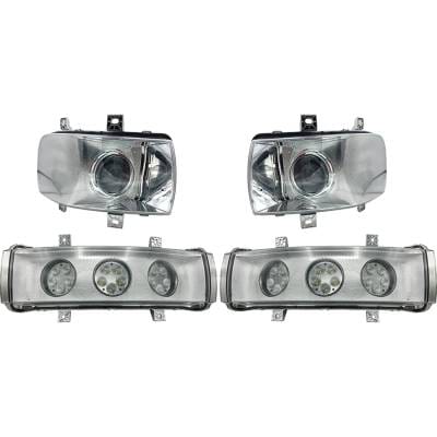 New 32400 Lumens Led Headlight Kit Compatible With Case International Harvester-540-Steiger
