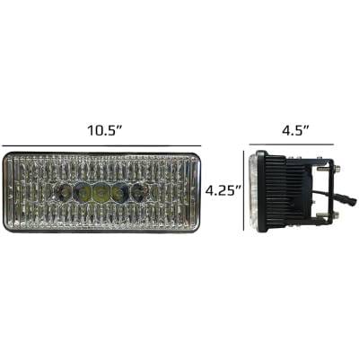 New Led Headlight Compatible With Case International Harvester-Stx375 Harvester-Mx210 thumbnail 3