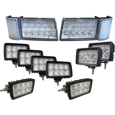 New 40800 Lumens Led Light Kit Compatible With Case International Harvester-Mx170 Harvester-Mx150