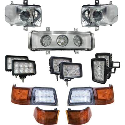 New 44400 Lumens Led Light Kit Compatible With Case International Harvester-Magnum-380
