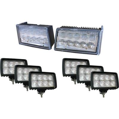 New 29600 Lumens Led Light Kit Compatible With Case International Harvester-5130 Harvester-3220