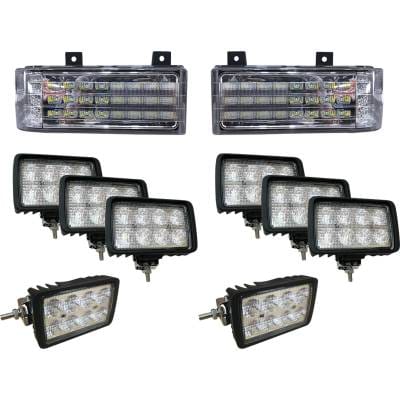 New 45200 Lumens Led Light Kit Compatible With New Holland Versatile 2210 8770 2180 2145 8870A 8970A