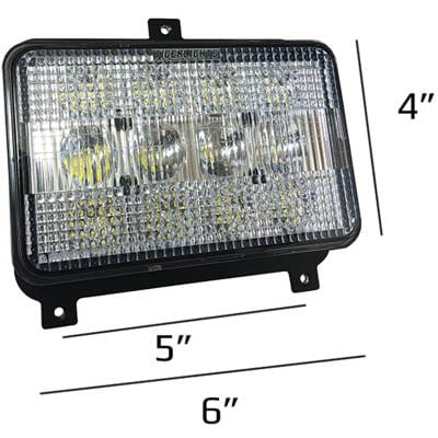 New 3500 Lumens Led High/Low Beam Compatible With Agco Challenger Massey Ferguson 398 6124 362 3945 thumbnail 2