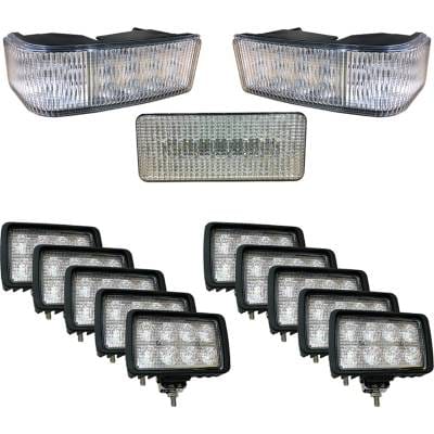 New 53800 Lumens Led Light Kit Compatible With Case International Harvester-Steiger-385