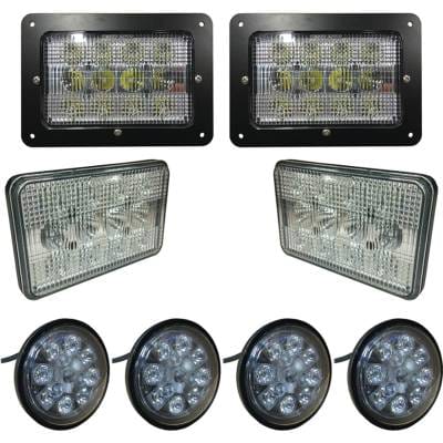New 22800 Lumens Led Light Kit Compatible With Case International Harvester-3288 Harvester-3488