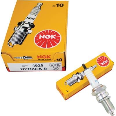 New Resistor Spark Plug By Part Numbers 130-143-10 4929 Dpr8ea-9 thumbnail 2
