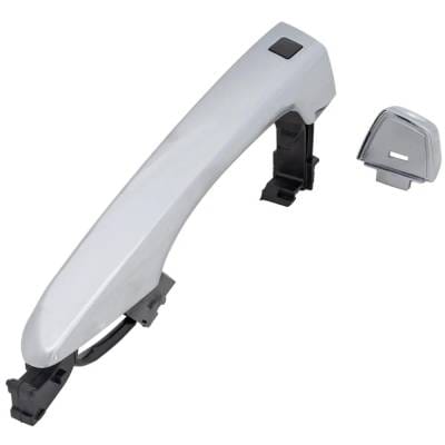 Front Driver Side Exterior Door Handle Compatible With 2016-2021 Hyundai Tucson Chrome With Key Hole thumbnail 6
