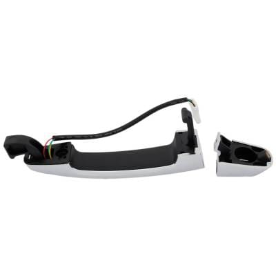 Front Driver Side Exterior Door Handle Compatible With 2016-2024 Chevrolet Malibu Black With Chrome thumbnail 10