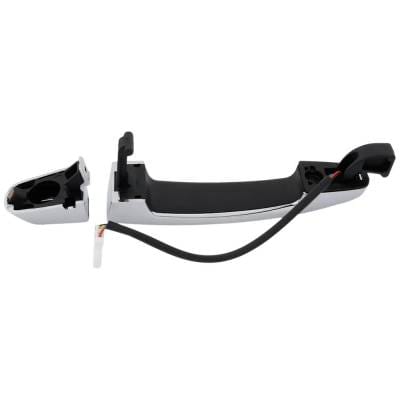Front Driver Side Exterior Door Handle Compatible With 2016-2024 Chevrolet Malibu Black With Chrome thumbnail 12