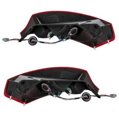 New Pair Of Tail Lights Compatible With Ford Fiesta S Se Ses Hatchback 2011-2013 By Part Numbers thumbnail 4