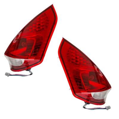 New Pair Of Tail Lights Compatible With Ford Fiesta S Se Ses Hatchback 2011-2013 By Part Numbers thumbnail 10