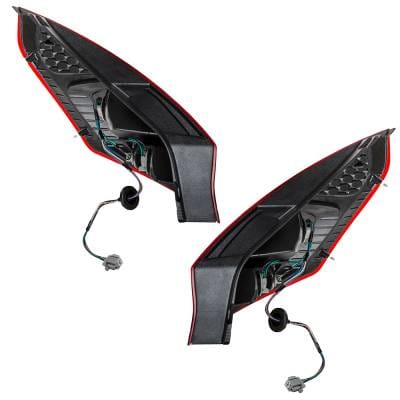 New Pair Of Tail Lights Compatible With Ford Fiesta Titanium Hatchback 2011-2013 By Part Numbers thumbnail 6