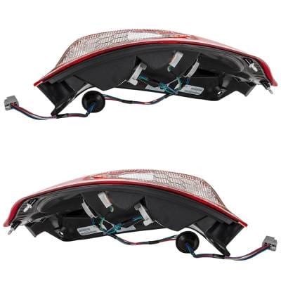 New Pair Of Tail Lights Compatible With Ford Fiesta Titanium Hatchback 2011-2013 By Part Numbers thumbnail 8