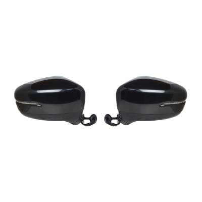New Door Mirror Pair Fits Honda Odyssey Ex Ex-L Lx 2018 Power Fold 76250Thra31ze thumbnail 3