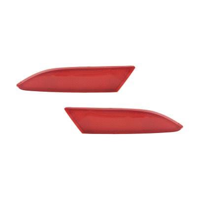 New Reflector Light Pair Compatible With Ford Focus Sedan 2012-2017 Fo1185101 Fo1184101 Bm5z 13A565 thumbnail 2