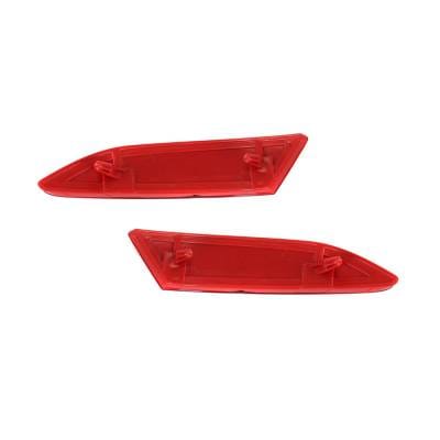 New Pair Of Reflector Light Compatible With Ford Focus Electric 2012-2014 Bm5z-13A565-A Fo1185101 thumbnail 4