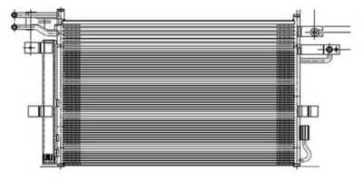 New A/C Condenser Compatible With 2013-2019 Ford Flex Ford Taurus Lincoln Mks Lincoln Mkt 3.5L 3.7L thumbnail 3