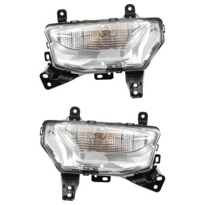 New Pair Of Daytime Running Lights Compatible With Chevrolet Equinox 1.5L 2022 2023 2024 By Part thumbnail 4