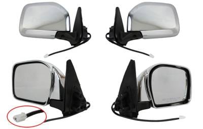 New Left Driver & Right Passenger Side Door Mirror Compatible With 2001-2004 Toyota Tacoma Power thumbnail 3