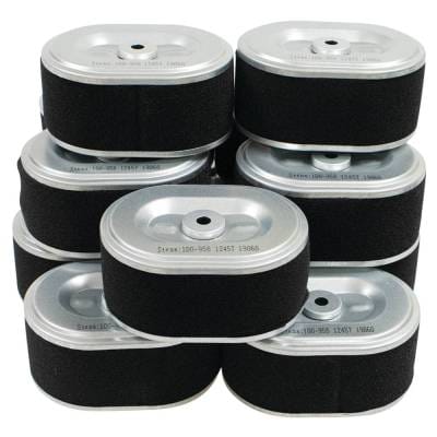 Air Filter Combo 12-Pack Compatible With Gx110 Gx120 3.5Hp 4Hp F401k2 F501 Fc600 Fr600 Fr650