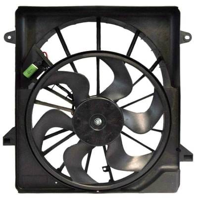 Dual Radiator Cooling Fan Assembly Compatible With 2008-2012 Jeep Liberty Sport Limited Renegade thumbnail 2