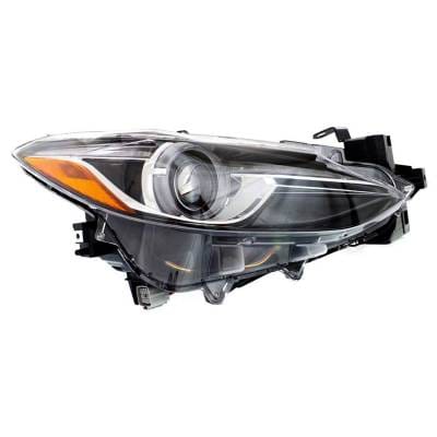 Headlight Assembly Right Passenger Side Compatible With 2014-2018 Mazda 3 Sedan 3 Hatchback Hid thumbnail 2