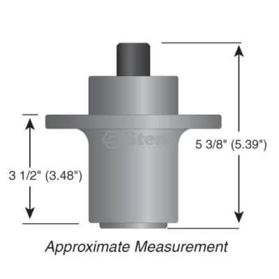 Spindle Assembly Compatible With Hustler Raptor Sdx Zero Turn Deck 601804 938019 938134 938464 thumbnail 8