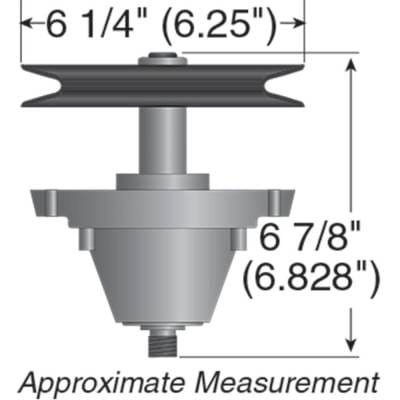 Deck Spindle Assembly Compatible With Craftsman T1900 T2600 T2700 247255860 247255880 247255890 thumbnail 4