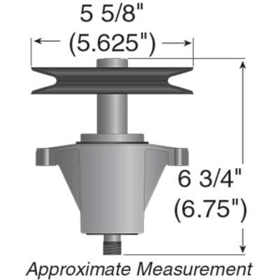 Deck Spindle Assembly Compatible With Cub Cadet Lt1046 I1046 Mtd Yardman 46-Inch 918-0625B 618-04137 thumbnail 6