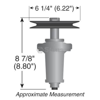 Spindle Assembly Compatible With Cub Cadet Z-Force L60 Kh Fab 17Asdald056 17Rsdald010 17Csdald010 thumbnail 8