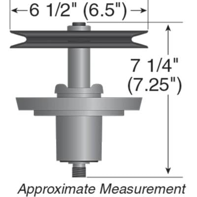 Deck Spindle Assembly Compatible With Craftsman Z6400 Murray M200-46 Troy Bilt Mustang 46 Xp 46-Inch thumbnail 4