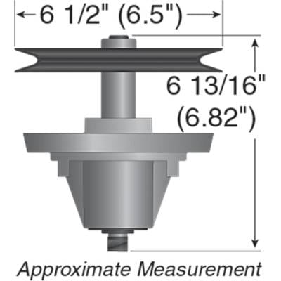 Spindle Assembly Compatible With Craftsman Lt2000 Lt2500 46 Inch 247288880 247288881 247288890 thumbnail 4