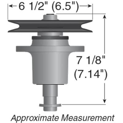 Spindle Assembly Compatible With 1999-2000 Exmark Lazer Z Lz23kc604 Lz26kc604 Lz22lka604 60 Inch thumbnail 4