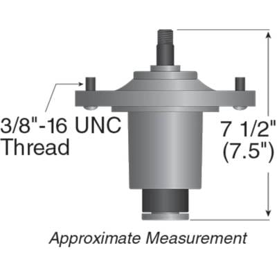 Deck Spindle Assembly Compatible With Exmark Lazer Z Hp Lazer Z Air Cooled 48 52 60 72 Inch Mower thumbnail 4