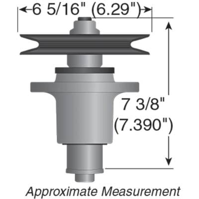 Deck Spindle Assembly Compatible With Exmark Turf Tracer S-Series Tts16ka483 Tts20kae523 Metro Hp 36 thumbnail 4