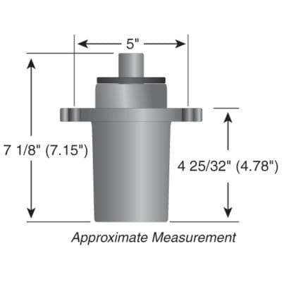 Heavy Duty Spindle Compatible With Hustler Atz X-One Super S Super Z 36 48 52 60 66 72 Inch Mower thumbnail 6